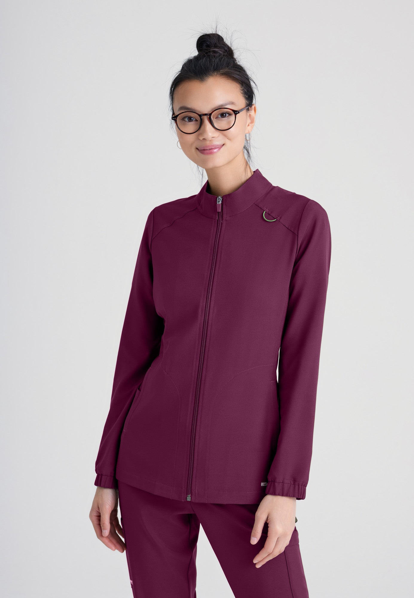 GSSW886 Women's Virtue 3-Pocket Stand-Up Collar CiCLO® Scrub Jacket