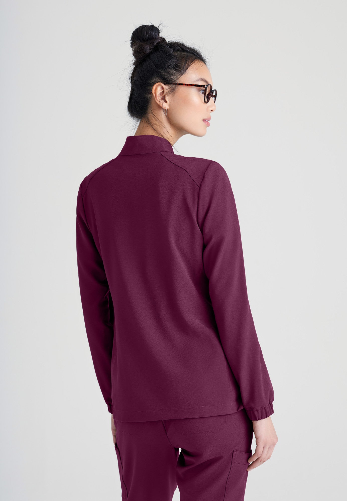 GSSW886 Women's Virtue 3-Pocket Stand-Up Collar CiCLO® Scrub Jacket