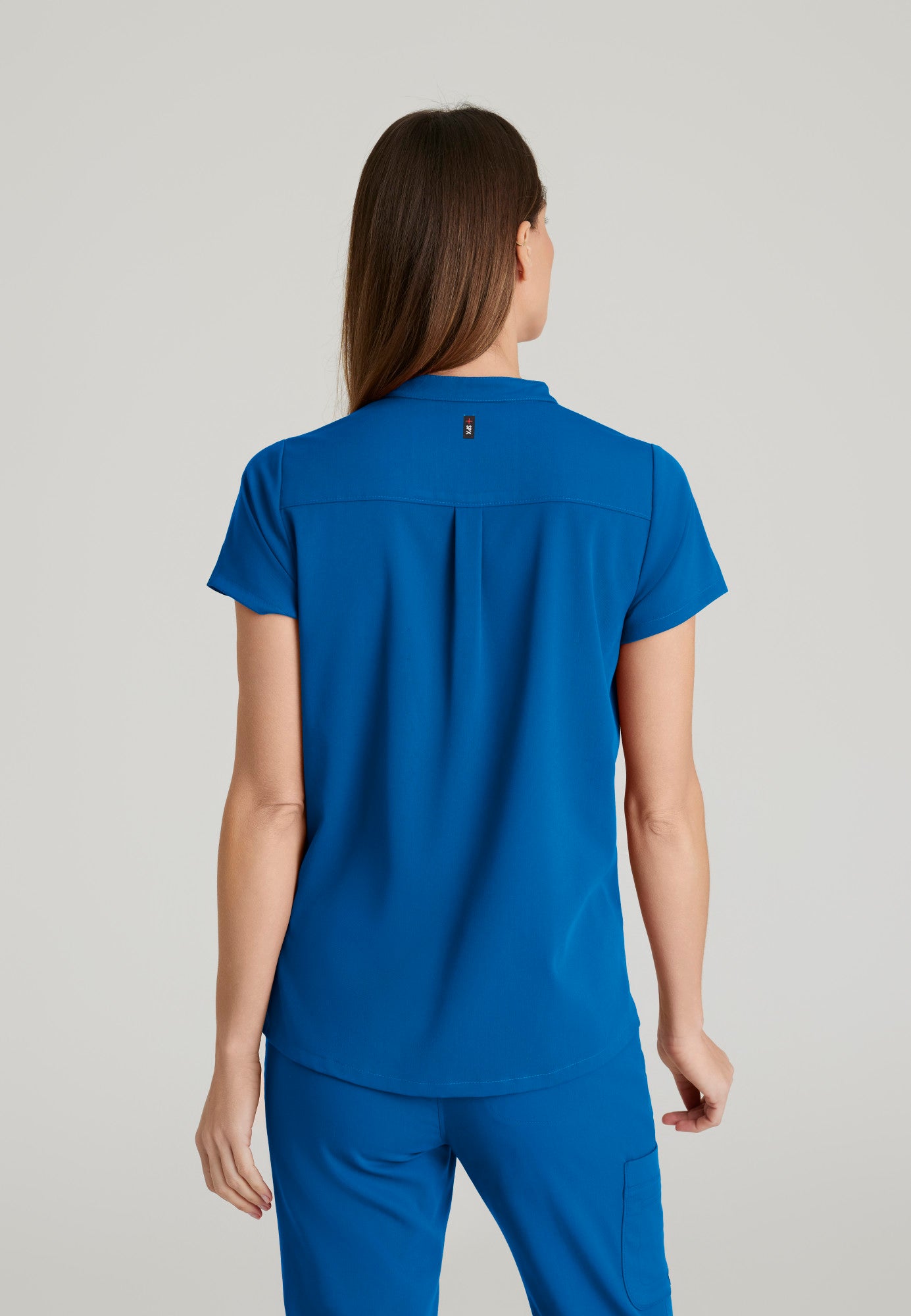GRST230 Women's Avery 2-Pocket Top Royal w/ University Orthopedics Logo
