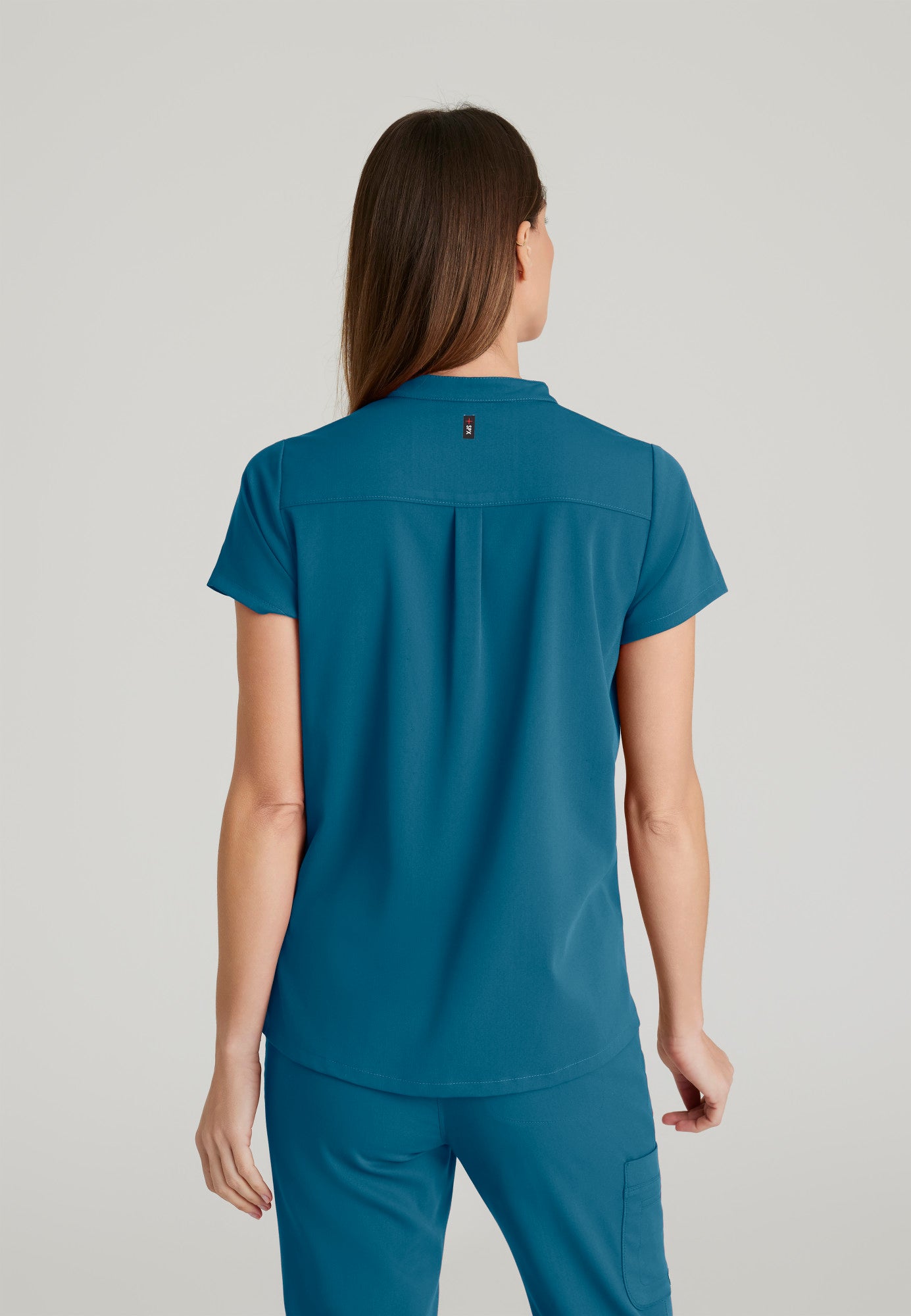 GRST230 Women's Avery 2-Pocket Top Caribbean w/ University Orthopedics Logo