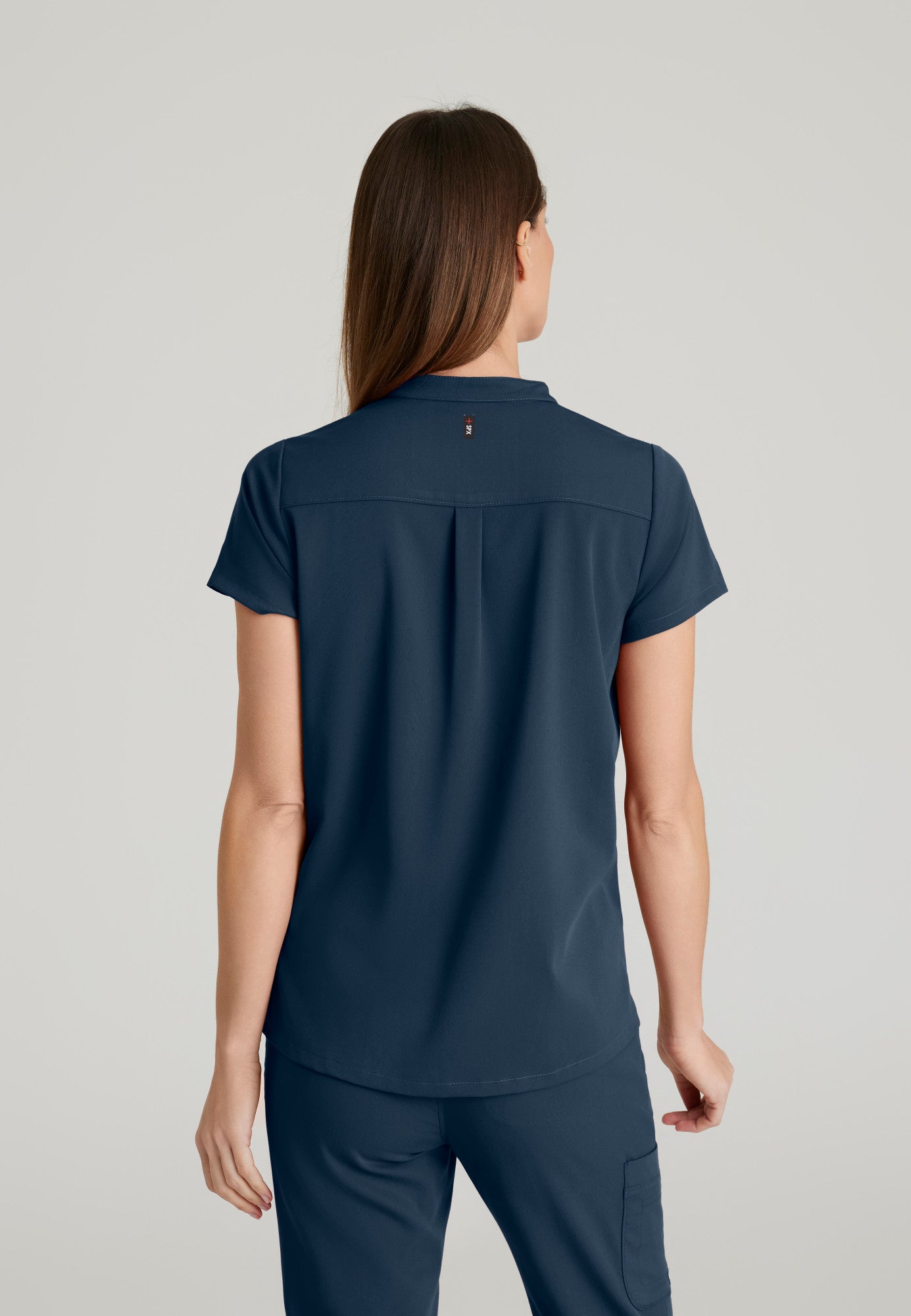 GRST230 Women's Avery 2-Pocket Top Steel w/ University Orthopedics Logo
