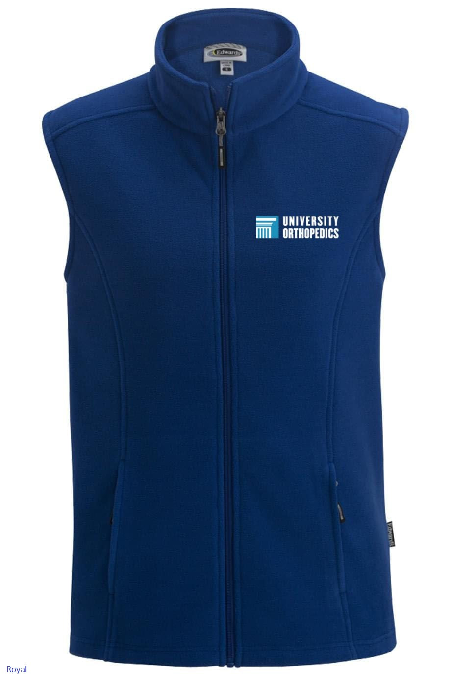 6455 Women's Mircrofleece Vest w/ University Orthopedics Logo