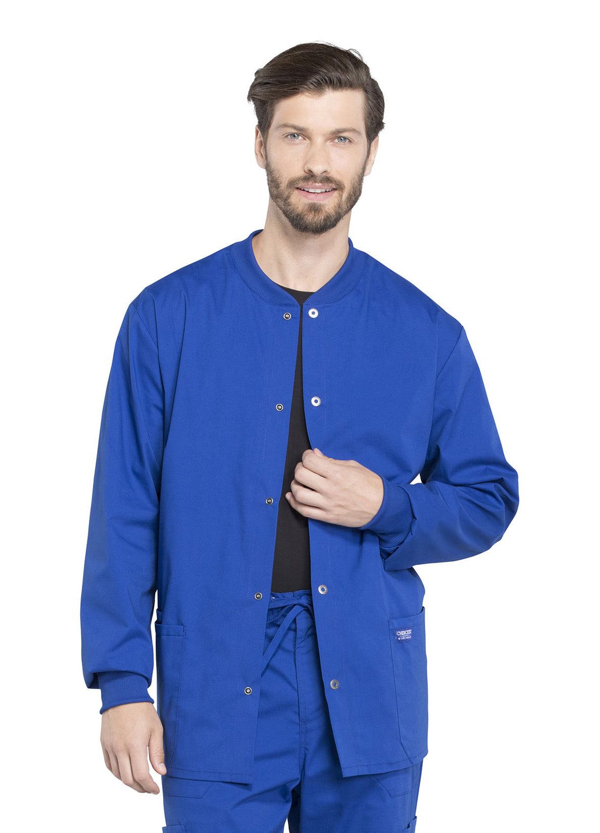 WW360 Men's Ultra Soft 3-Pocket Snap-Front Jacket w/ University Orthopedics Logo
