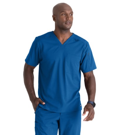 GRST079 Men's Murphy Top Royal w/ University Orthopedics Logo