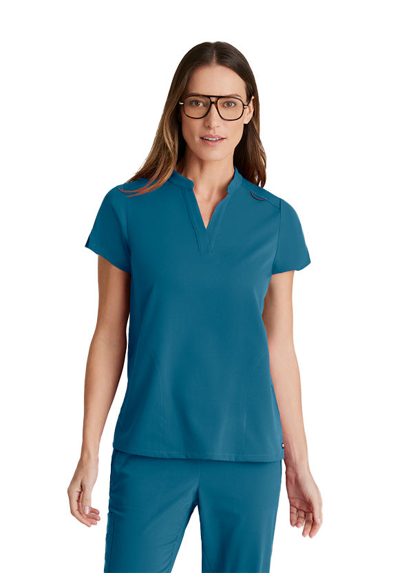 GRST230 Women's Avery 2-Pocket Top Caribbean w/ University Orthopedics Logo