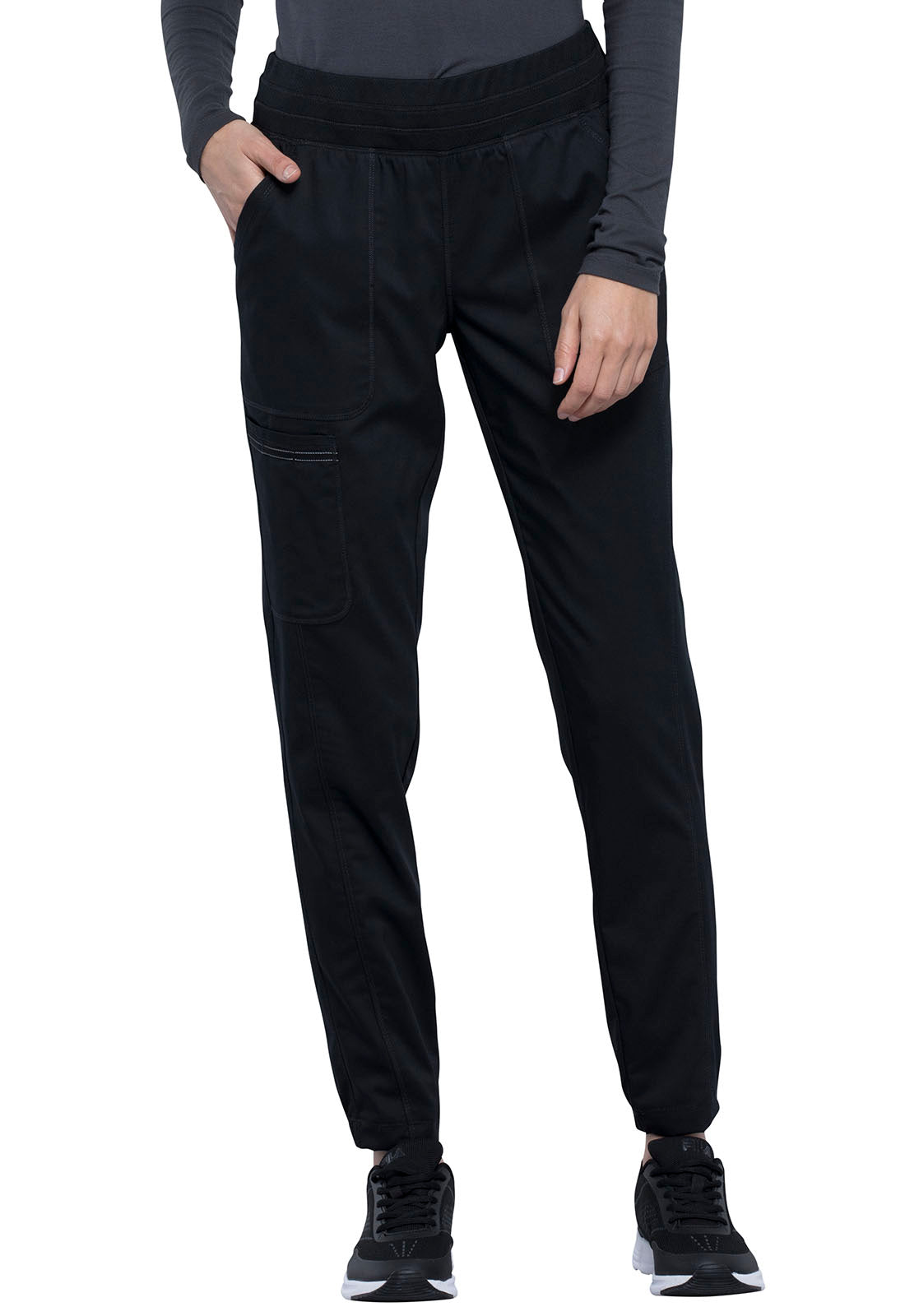 WW011 Women's Natural Rise Jogger Black