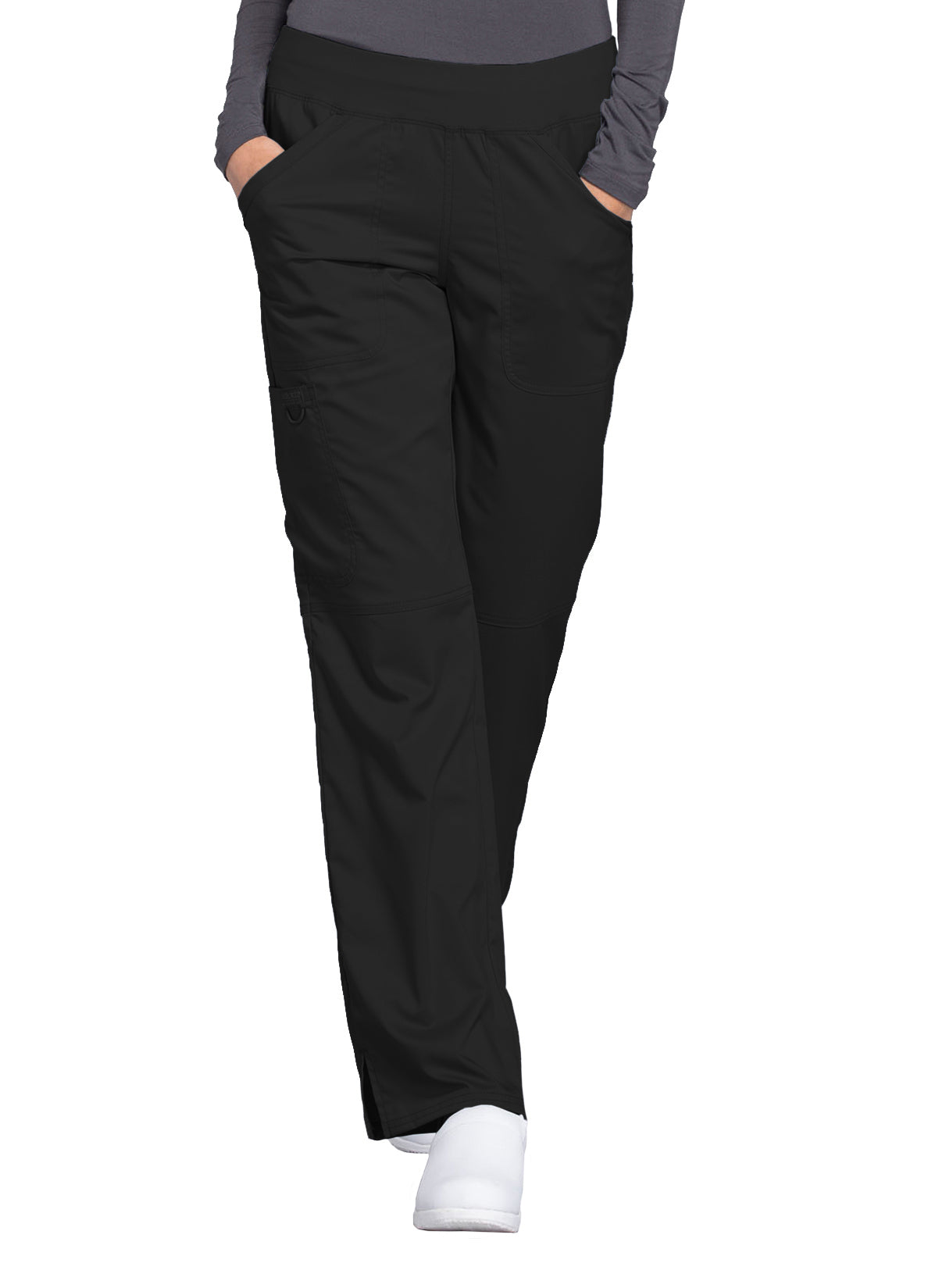 WW110 Mid Rise Pull-On Pant Black