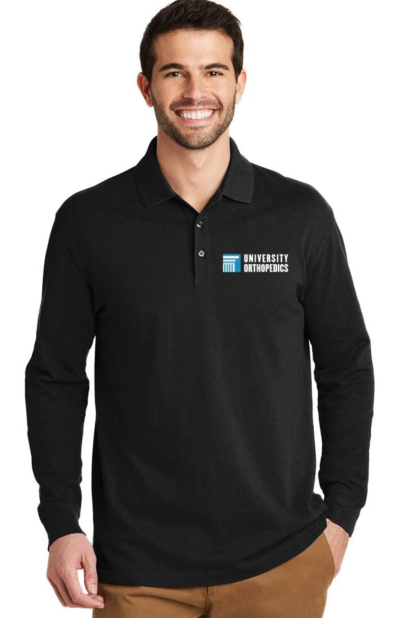 K8000LS Long Sleeve Polo w/ University Orthopedics Logo