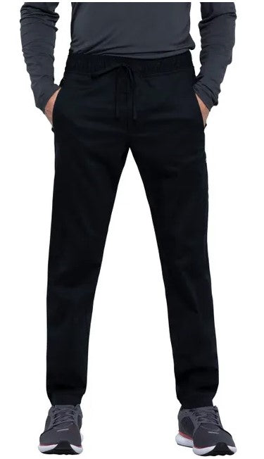 WW012 Men's Natural Rise Jogger Pant Black