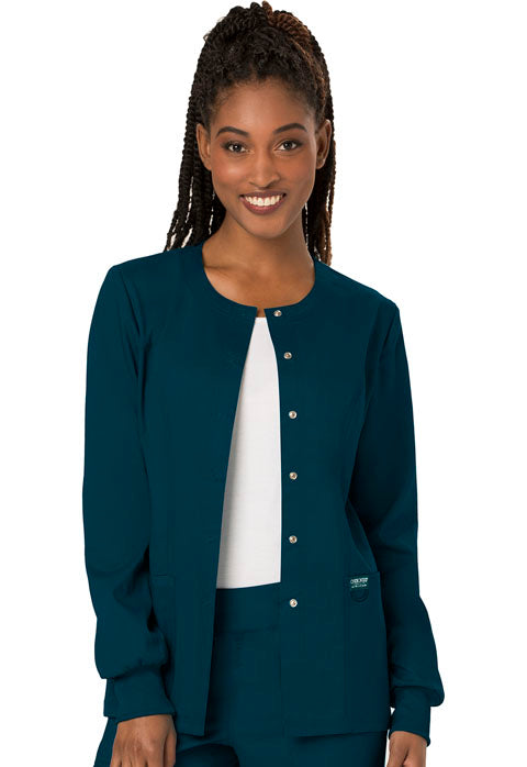 WW310 Snap Front Jacket Caribbean w/ University Orthopedics Logo