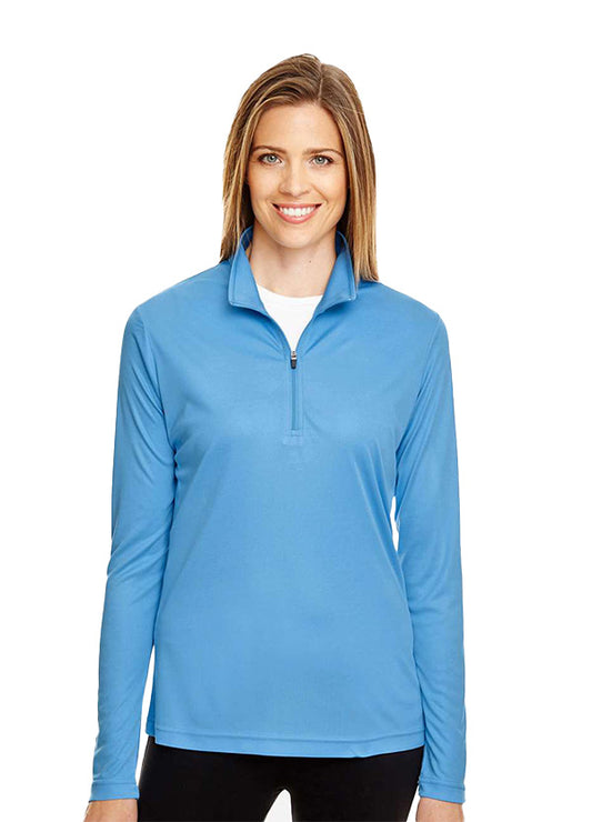 TT31W Women's Zone Performance Quarter-Zip Pullover w/ Logo