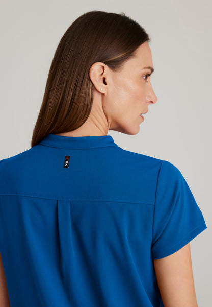 GRST230 Women's Avery 2-Pocket Top Royal w/ University Orthopedics Logo