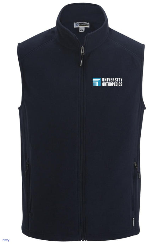 3455 Men's Mircrofleece Vest w/ University Orthopedics Logo