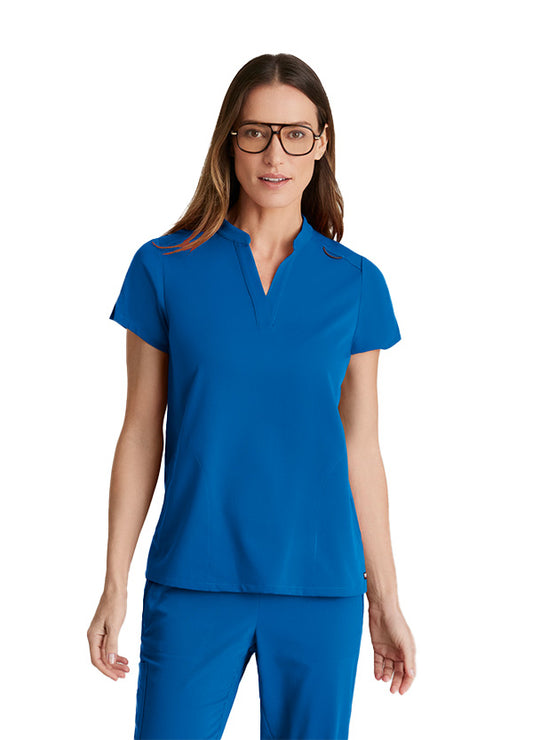 GRST230 Women's Avery 2-Pocket Top Royal w/ University Orthopedics Logo