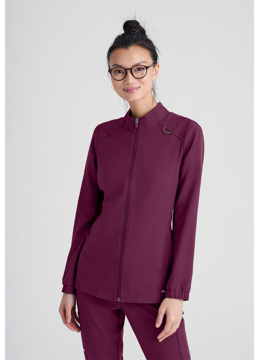 GSSW886 Women's Virtue 3-Pocket Stand-Up Collar CiCLO® Scrub Jacket